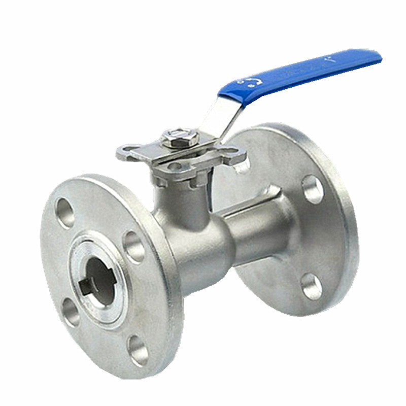 1 Piece ANSI 150 Industrial Stainless Steel Ball Valve with Top Flange