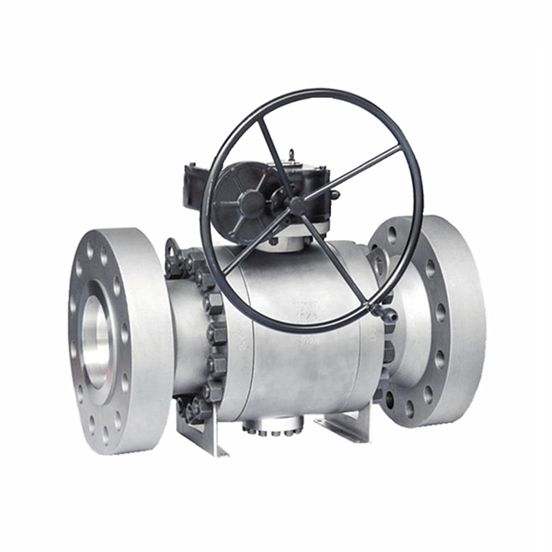 3PC Forged Steel Full Bore Trunnion Mounted Flange Ball Valve