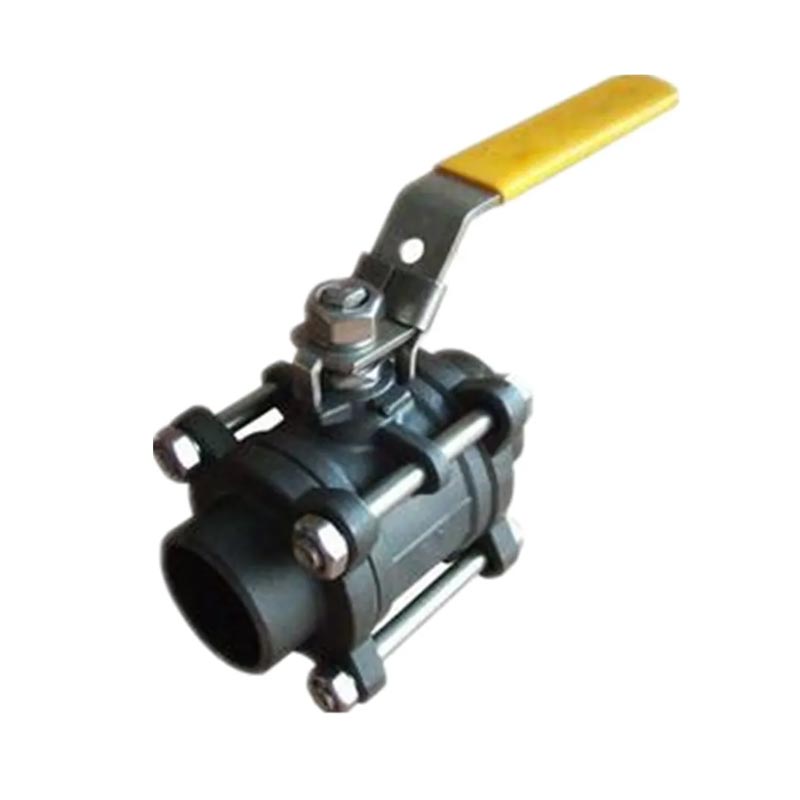 Carbon Steel 3-PC Welded Ends Ball Valve PN64