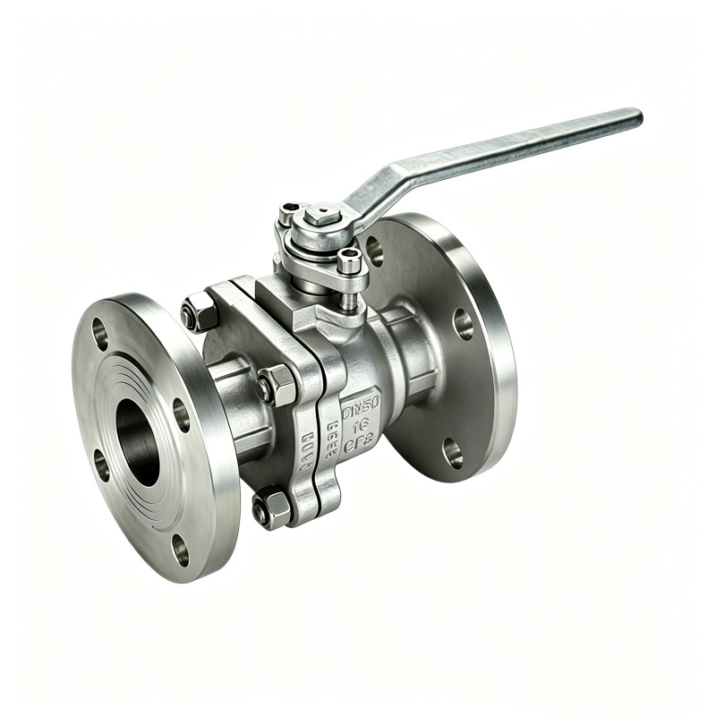 GB Stanrard 2PC Flanged Stainless Steel Ball Valve PN16