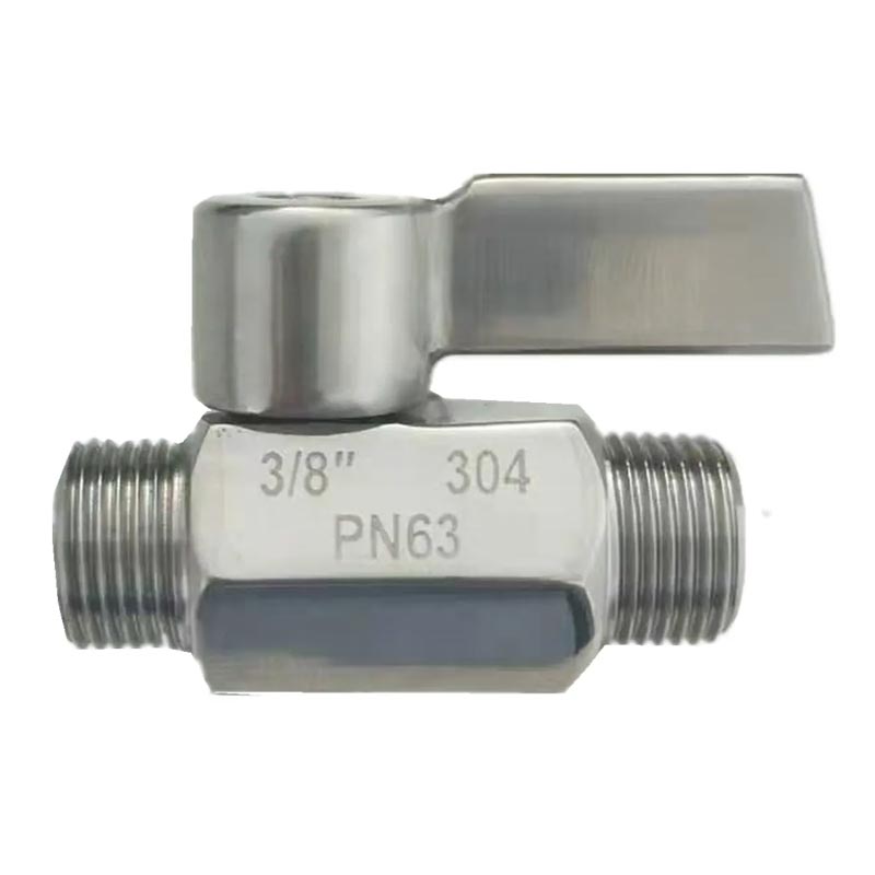 Stainless Steel Threaded Nipple Hose Mini Ball Valve