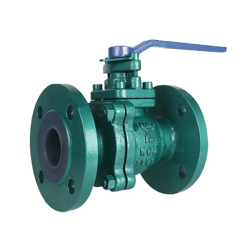 Fluorine Lined Flange Ball Valve