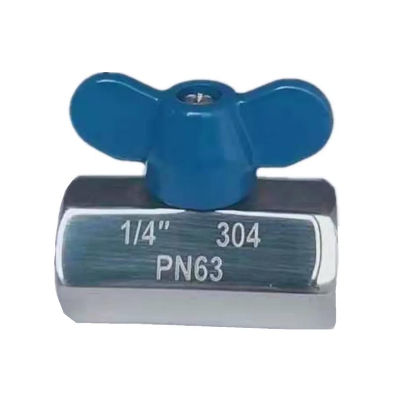 Long Handle Stainless Steel Threaded Mini Ball Valve
