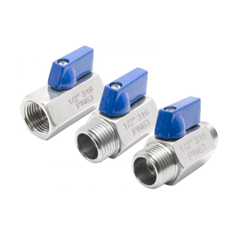 Stainless Steel Threaded Mini Ball Valve