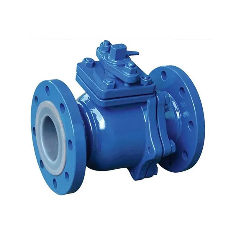 Fluorine Lined Flange Ball Valve