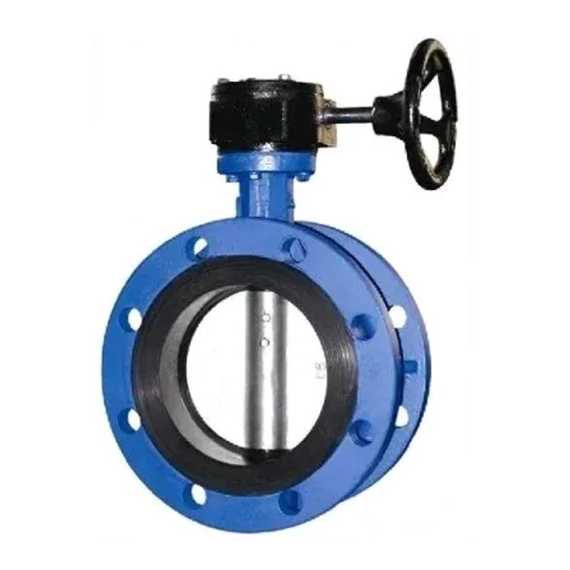 Worm Gear Operated U Flange Lined Butterfly Valve