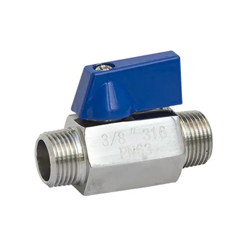 Stainless Steel Threaded Nipple Hose Mini Ball Valve