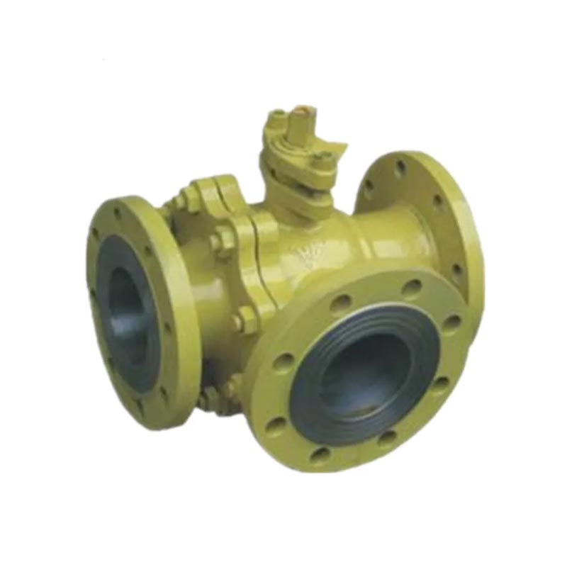 Carbon Steel Flanged Three Way Ball Valve