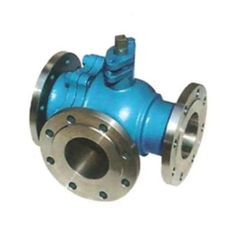 Carbon Steel Flanged Three Way Ball Valve
