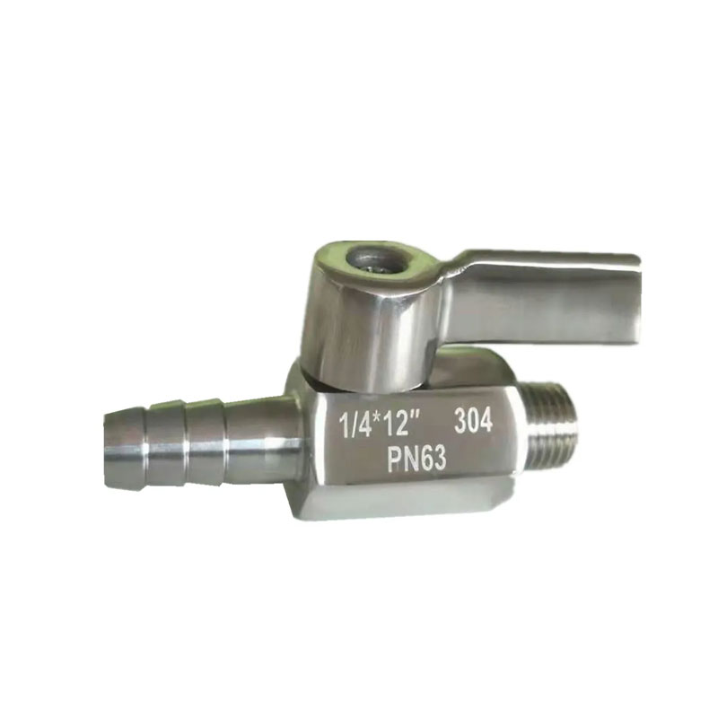 Nipple Hose Stainless Steel Mini Ball Valve