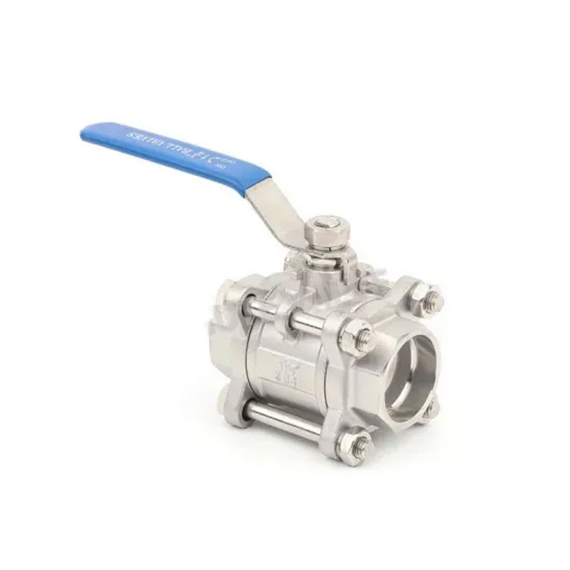 Stainless Steel Socket Welded Three Piece Ball Valve