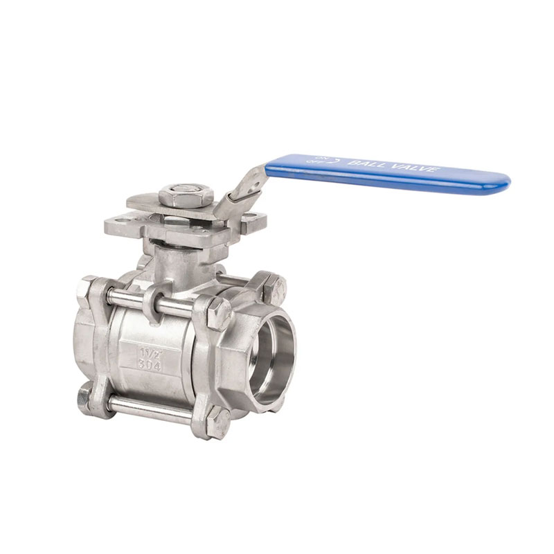 Stainless Steel Socket Welded Three Piece Ball Valve