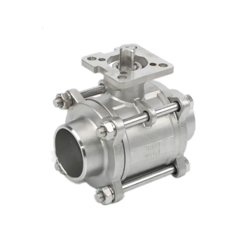 3PC Butt-welded Ends Stainless Steel Ball Valve