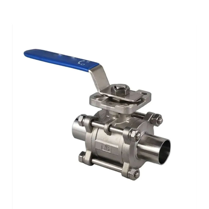 3PC Butt-welded Ends Stainless Steel Ball Valve