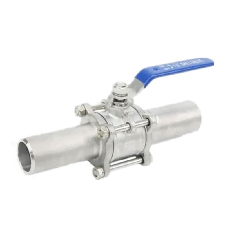 3PC Butt-welded Ends Stainless Steel Ball Valve