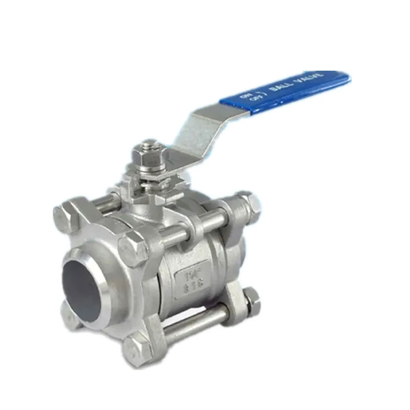 3PC Butt-welded Ends Stainless Steel Ball Valve