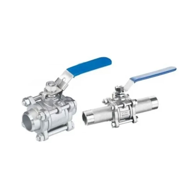 3PC Butt-welded Ends Stainless Steel Ball Valve