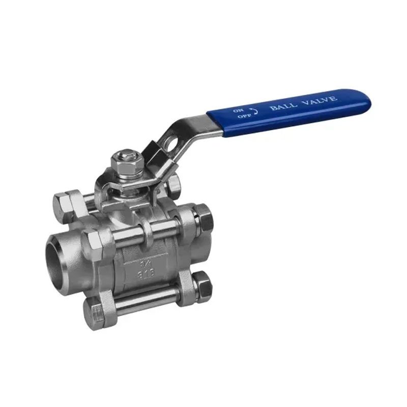 3PC Butt-welded Ends Stainless Steel Ball Valve