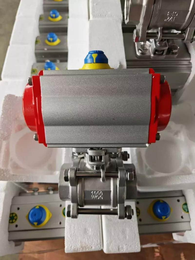3-Piece Pneumatic Ball Valve