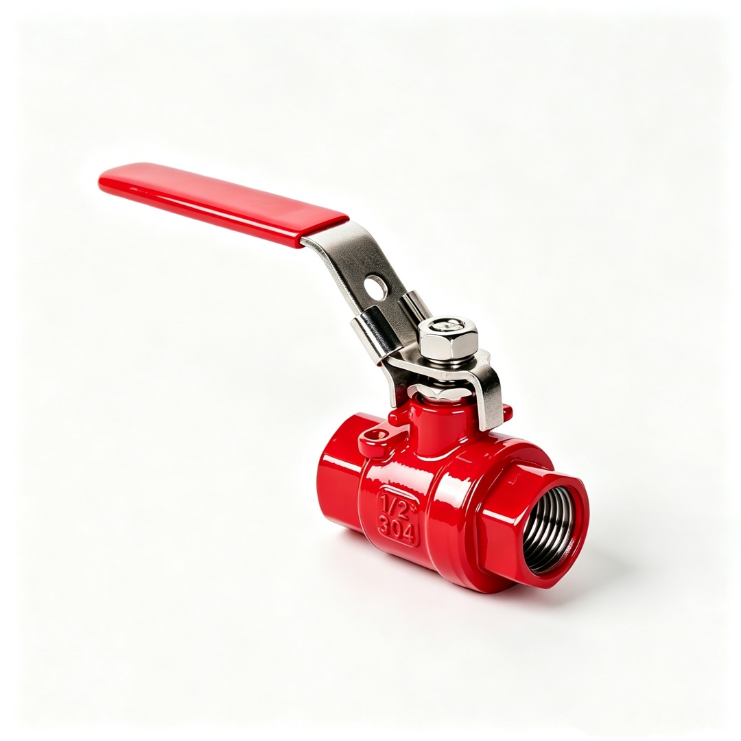 Stainless Steel Threaded 2-Way Ball Valve for Fire Protection