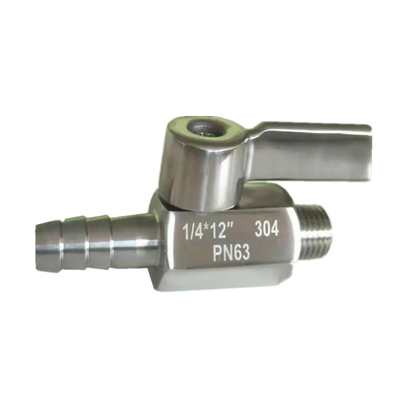 Stainless Steel Threaded Nipple Hose Mini Ball Valve
