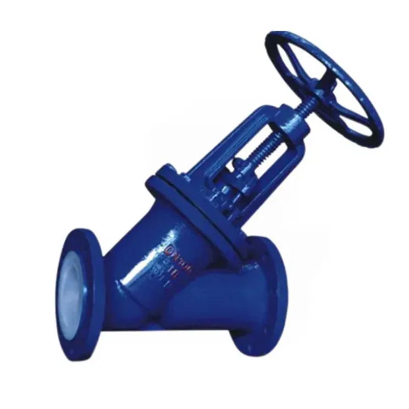 PTFE Lined Y Pattern Globe Valve
